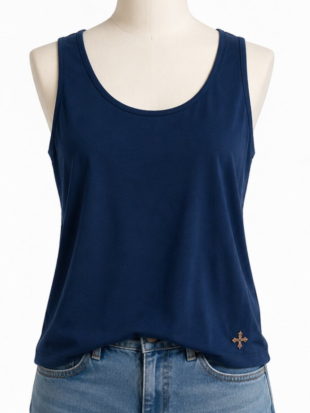 Tommy Copper Blue Tank Top – Size Large – Like New